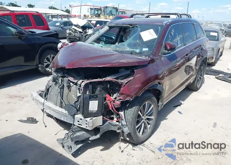 2018 Toyota Highlander Xle from USA, damaged, VIN 5TDJZRFH6JS844814